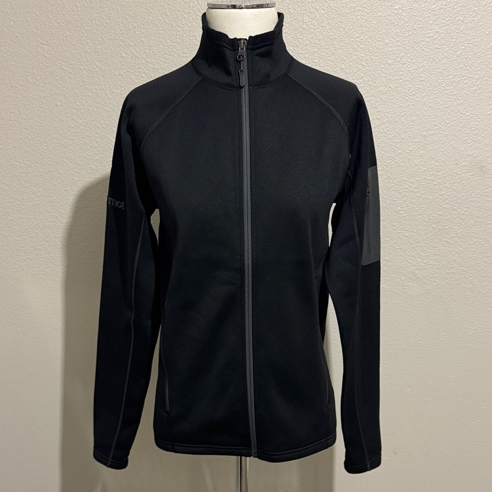 Marmot Men’s Full Zip Fleece Lightweight Jacket Hiking Outdoor Adventure Base